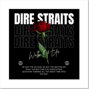 Dire Straits // Flower Posters and Art